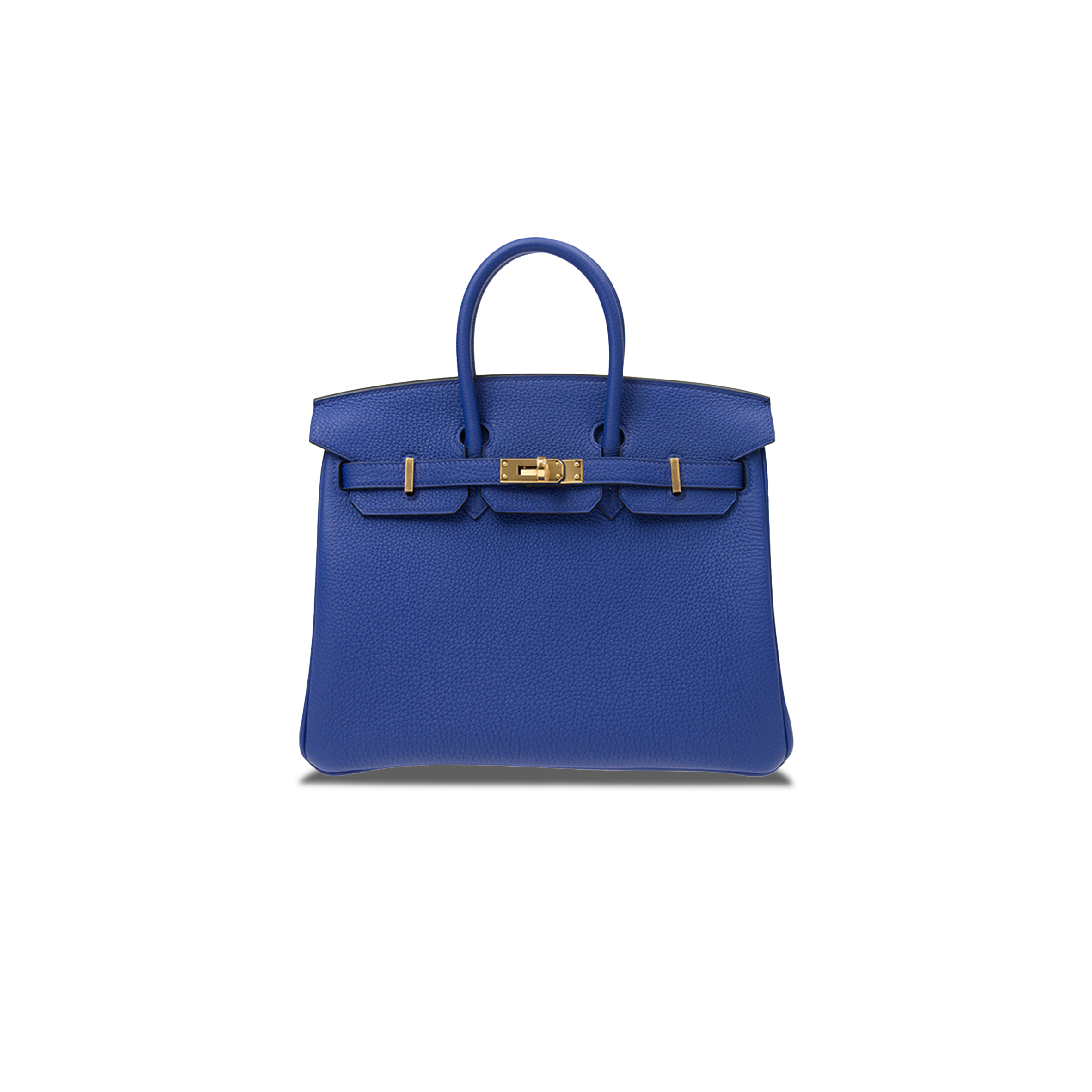 HERMES MASTER BIRKIN 30 TOGO LEATHER ELECTRIC BLUE GOLD BUCKLE BK257TTGGP (30*23*15cm)